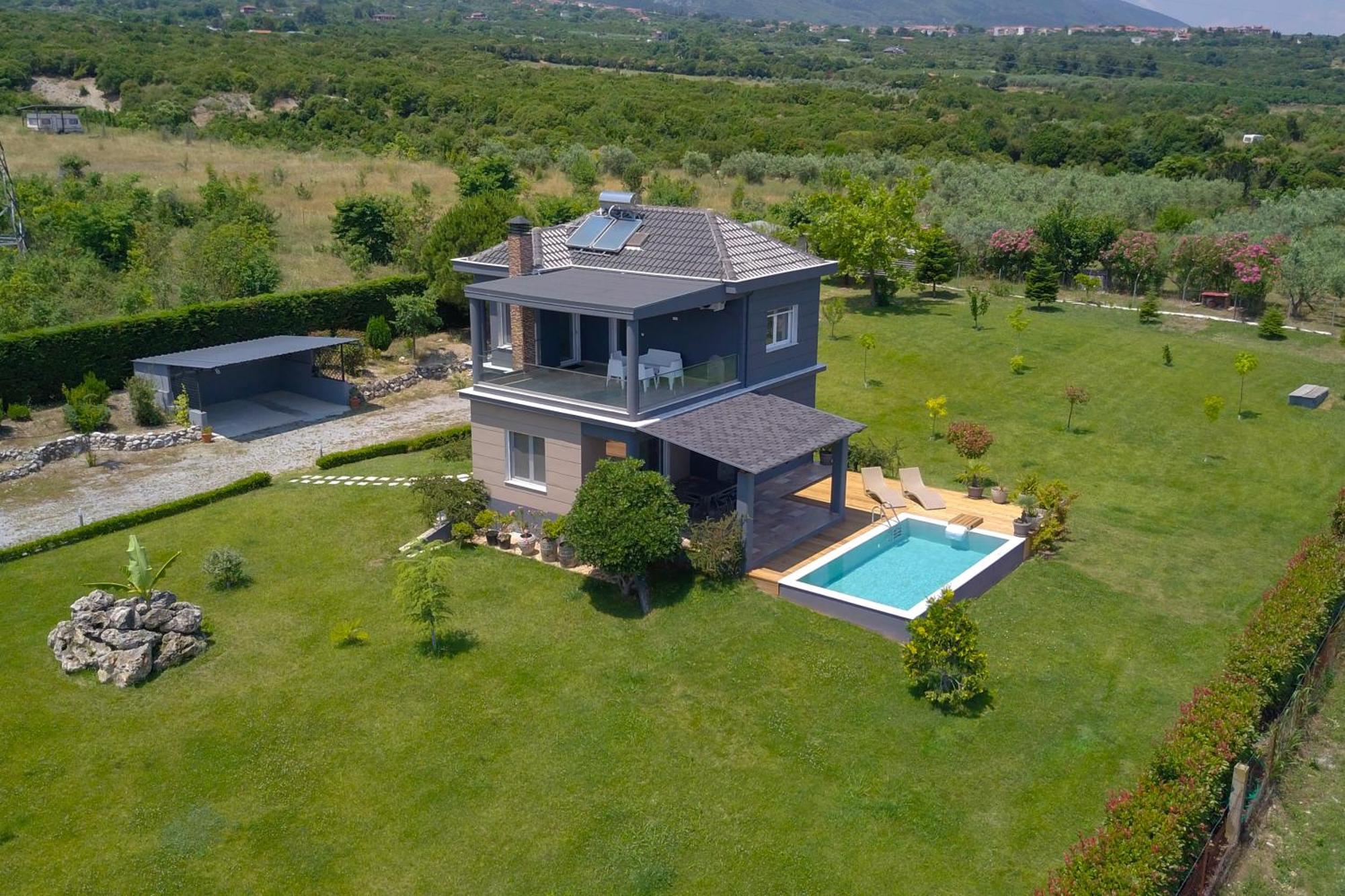 Zeusplace Pool Villa Olympus Riviera Litóhoro Kültér fotó