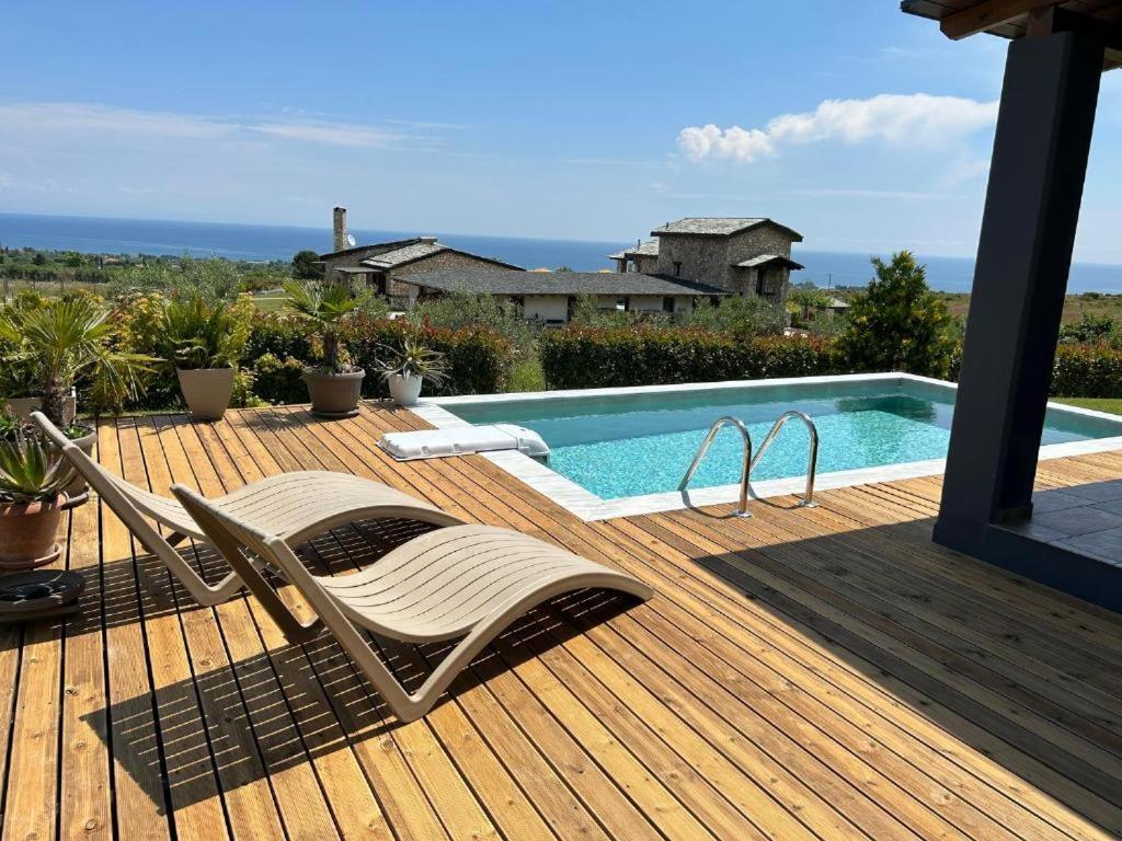 Zeusplace Pool Villa Olympus Riviera Litóhoro Kültér fotó
